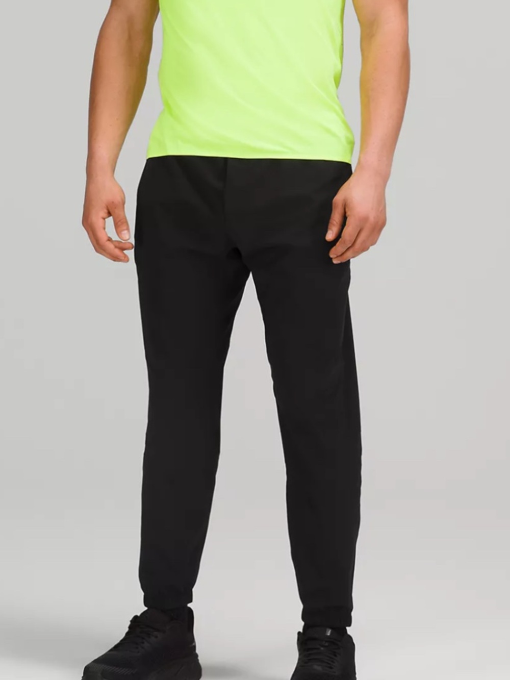 NWT  Lululemon Surge Jogger Shorter Mens size XXL Iron-Blue